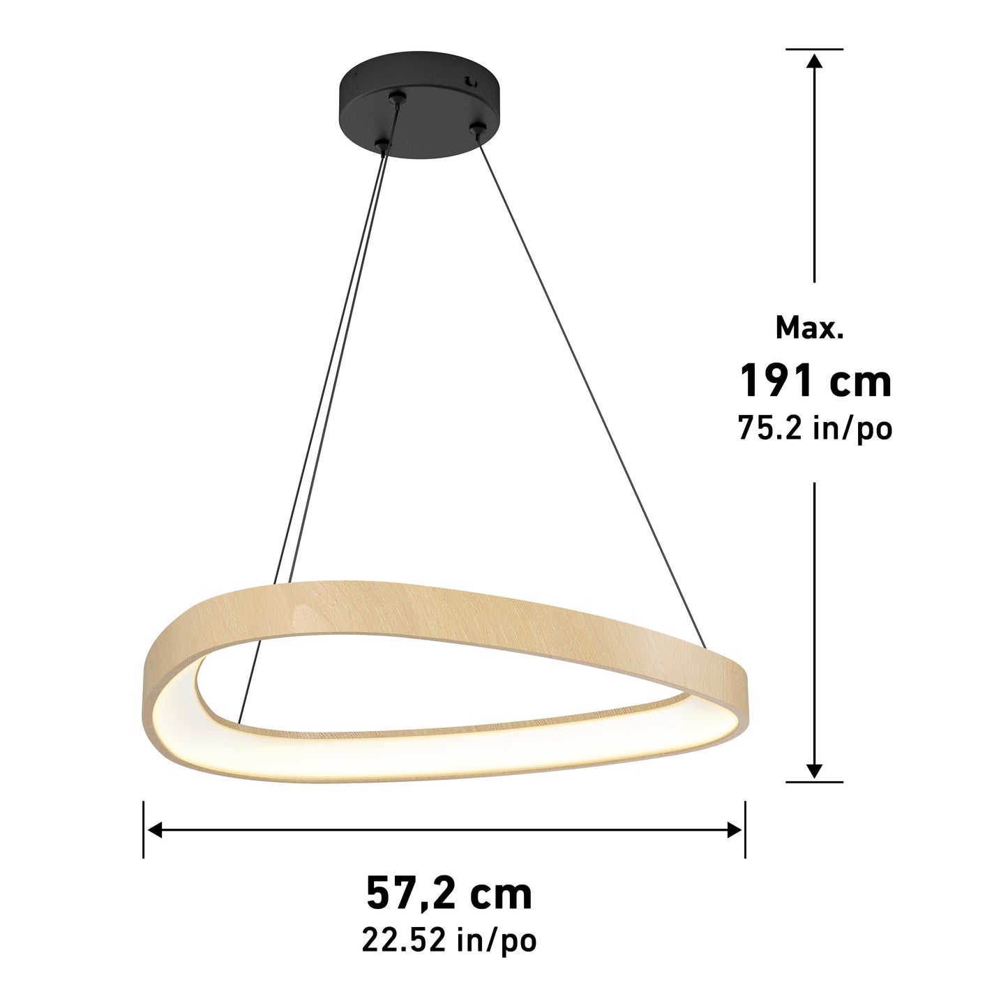 Turku Round LED Dining Pendant