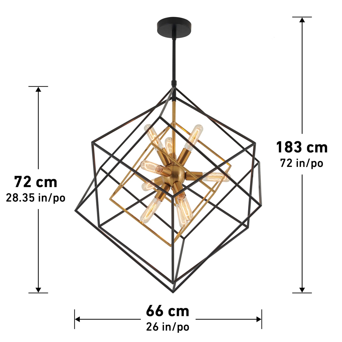 Verona Sputnik 9-Light Chandelier
