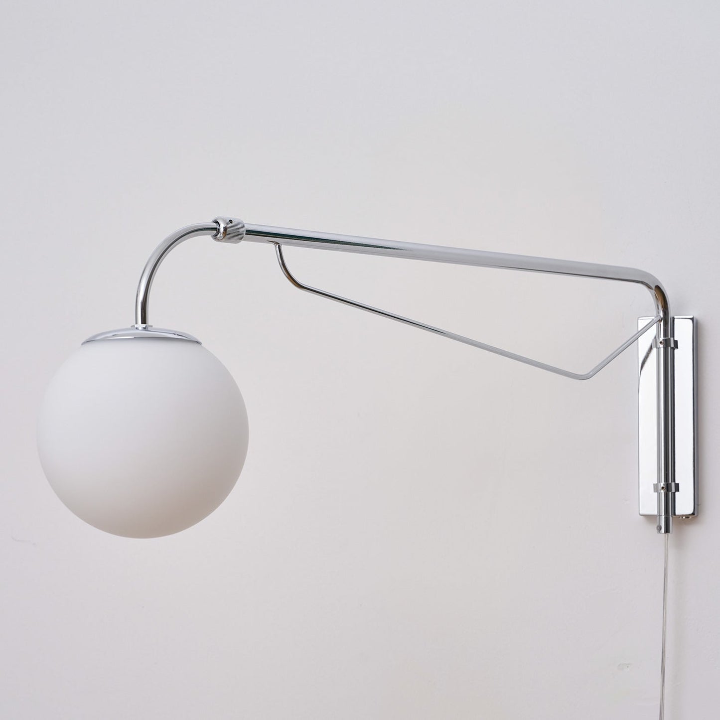 Extending Arm Plug In Wall Sconce