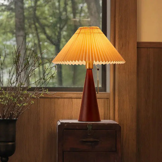 Luminis - Modern Minimalist Pleated Table Lamp Erbstuk