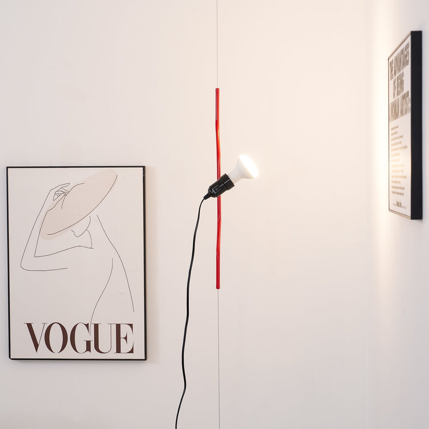 Adjustable Tension Rod Floor to Ceiling Lamp
