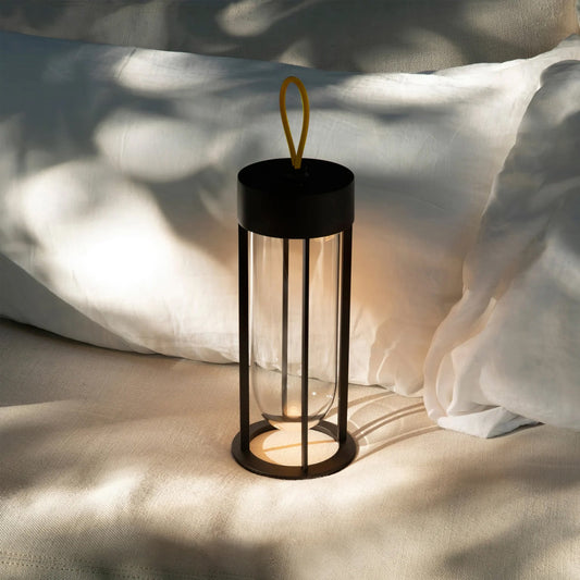 Slim Glass Cordless Table Lamp