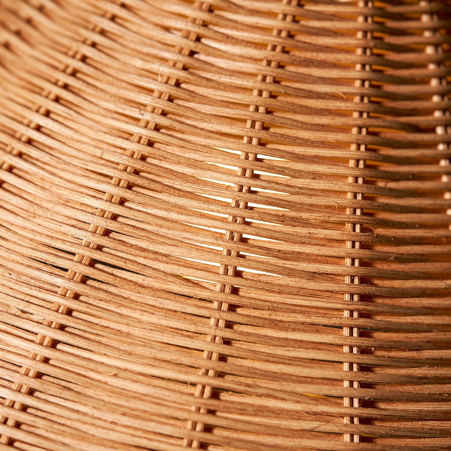 Woven Rattan Cone Table Lamp