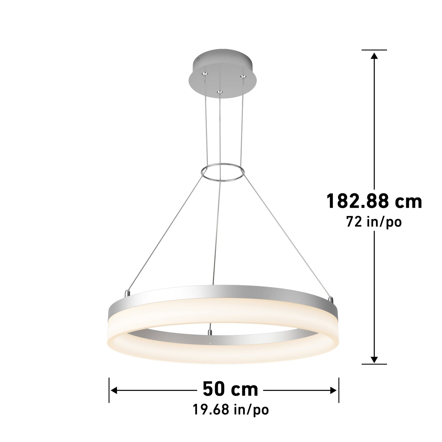 Delft Round LED Pendant Light