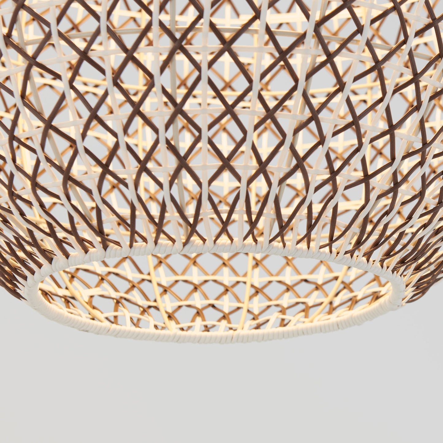 Ubud Rattan Style Woven Pendant
