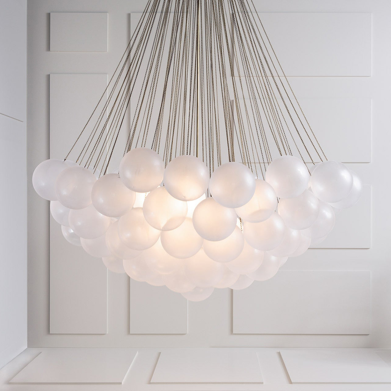 Halden Frosted Glass Bubble Chandelier