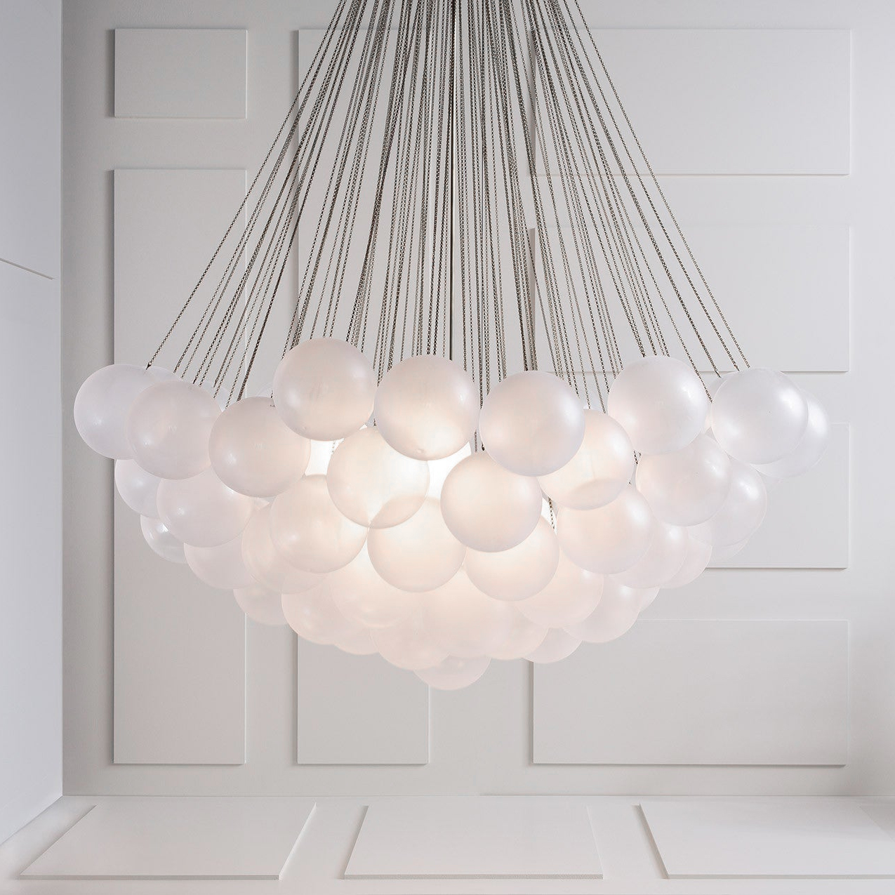 Halden Frosted Glass Bubble Chandelier