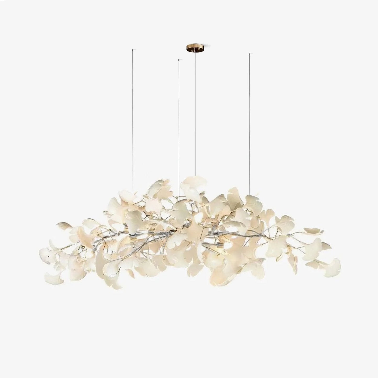 Kyoto Layered Ginkgo Leaf Chandelier