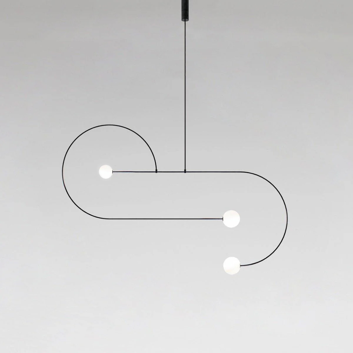 Oslo Opal Glass Globe Chandelier