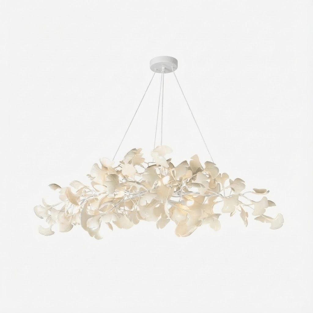 Kyoto Layered Ginkgo Leaf Chandelier
