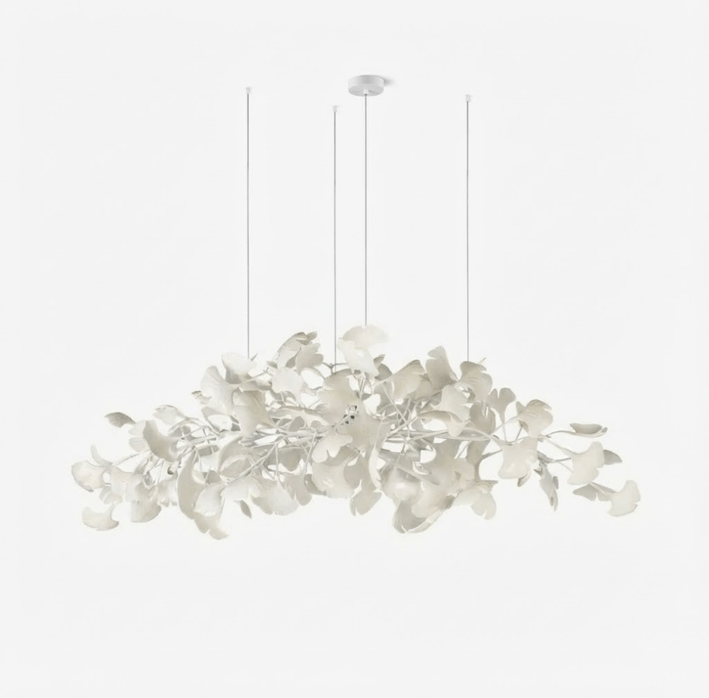Kyoto Layered Ginkgo Leaf Chandelier
