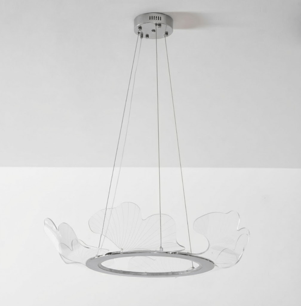 Ravello Scalloped LED Disc Chandelier
