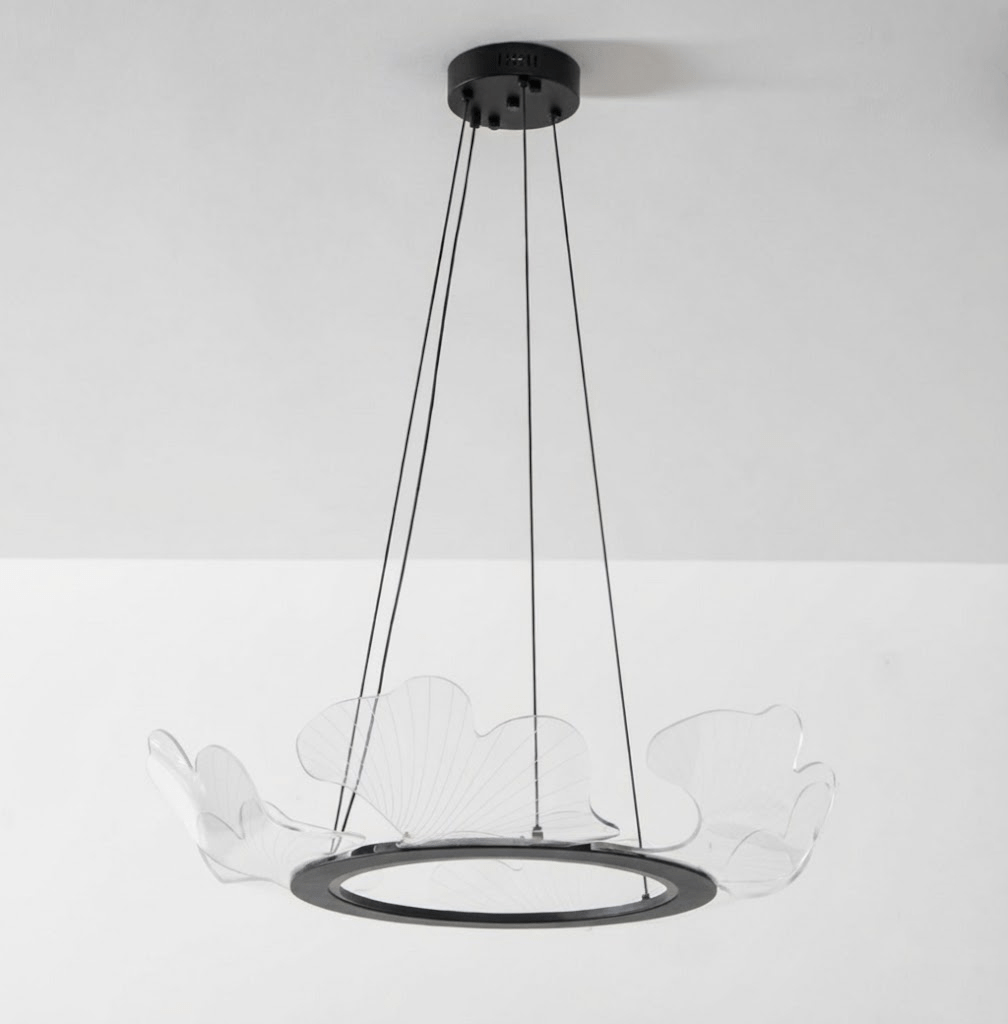 Ravello Scalloped LED Disc Chandelier