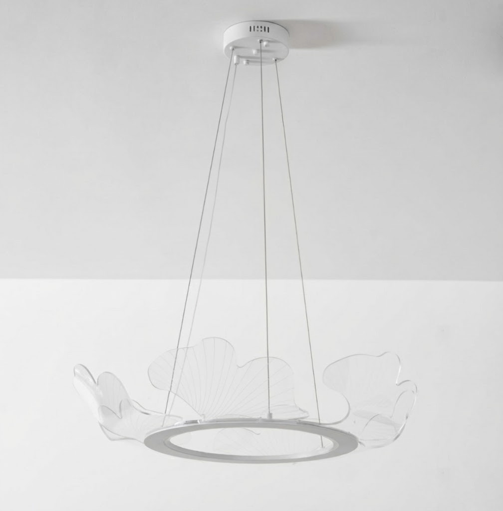 Ravello Scalloped LED Disc Chandelier