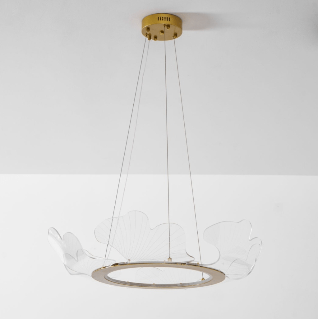 Ravello Scalloped LED Disc Chandelier