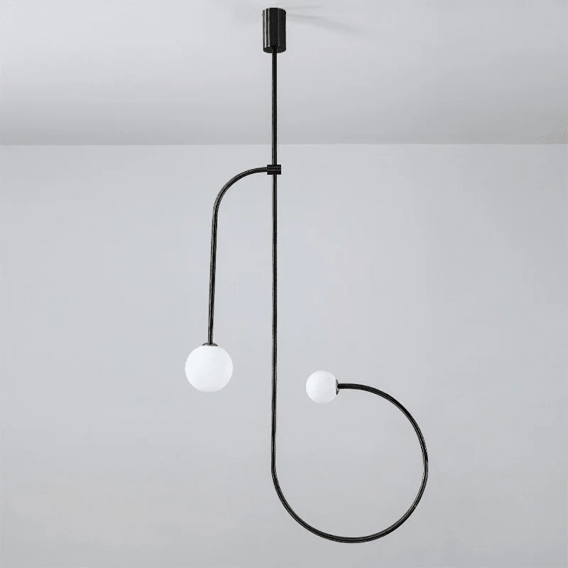Oslo Opal Glass Globe Chandelier