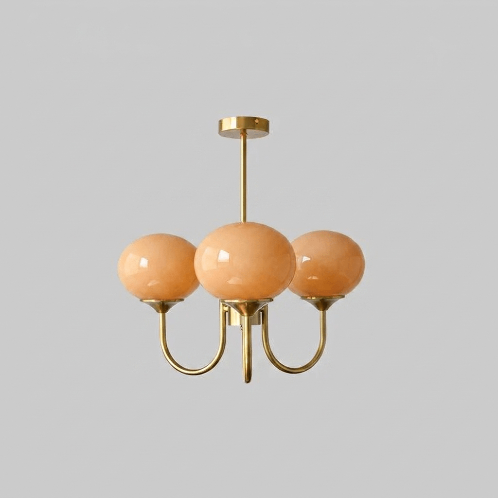 Bergen Glass Globe Cluster Chandelier