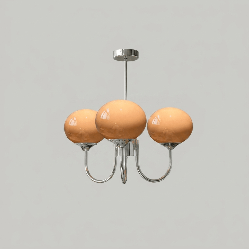 Bergen Glass Globe Cluster Chandelier