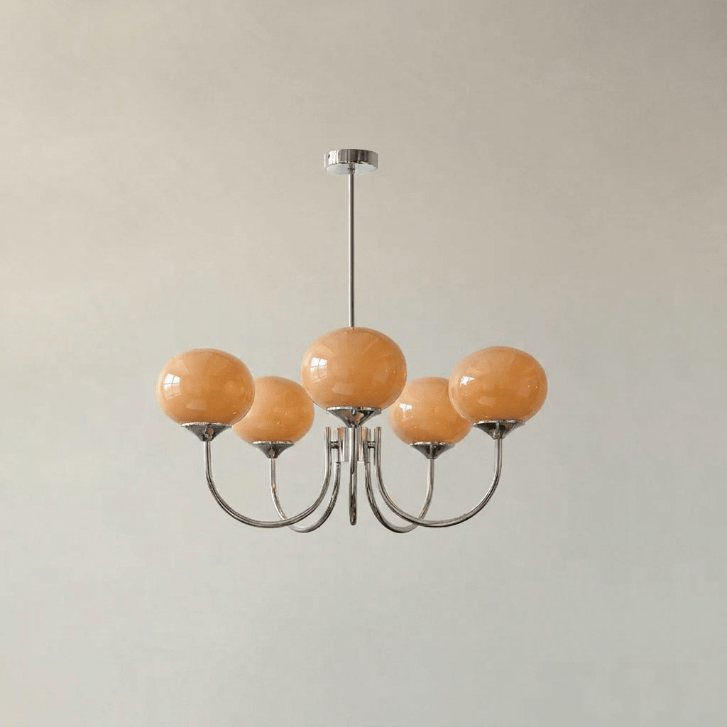 Bergen Glass Globe Cluster Chandelier