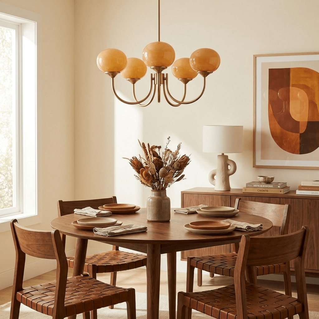 Bergen Glass Globe Cluster Chandelier