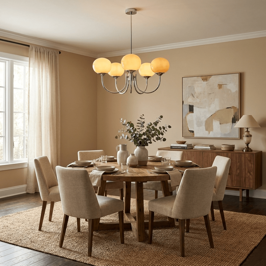 Bergen Glass Globe Cluster Chandelier