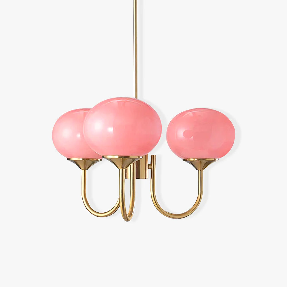 Bergen Glass Globe Cluster Chandelier