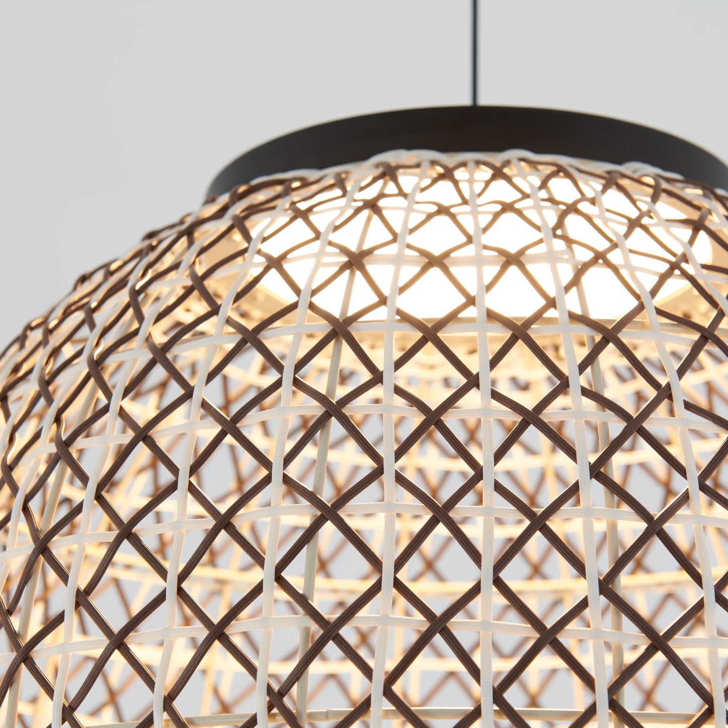 Ubud Rattan Style Woven Pendant