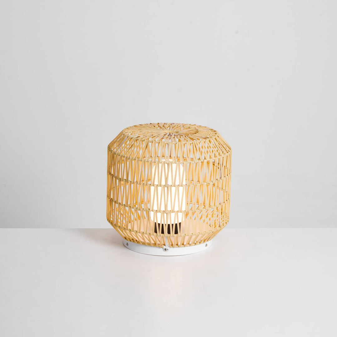 Woven Rattan Outdoor Lamp