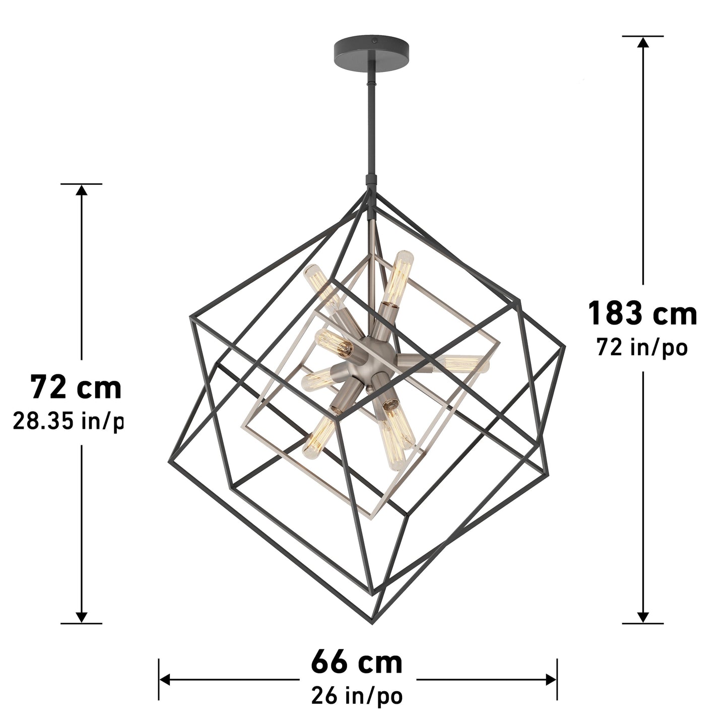 Verona Sputnik 9-Light Chandelier