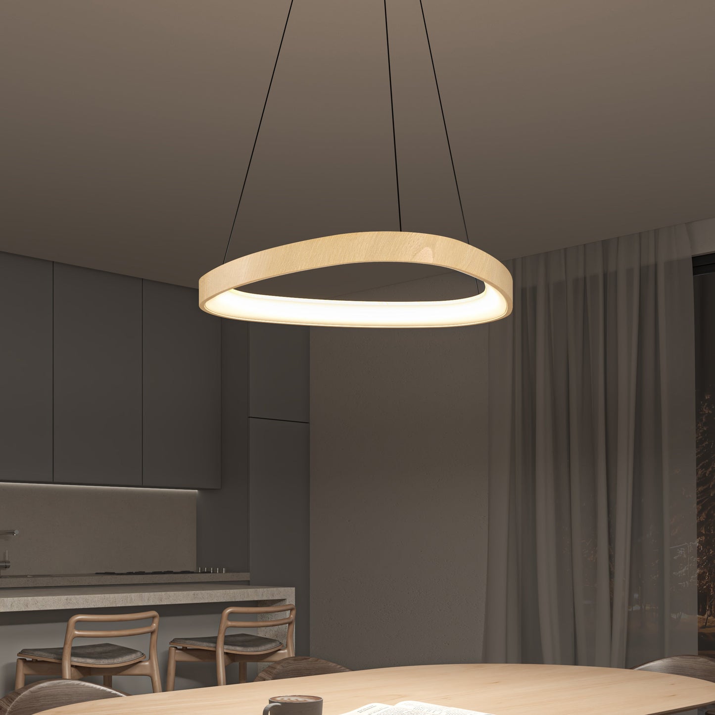 Turku Round LED Dining Pendant