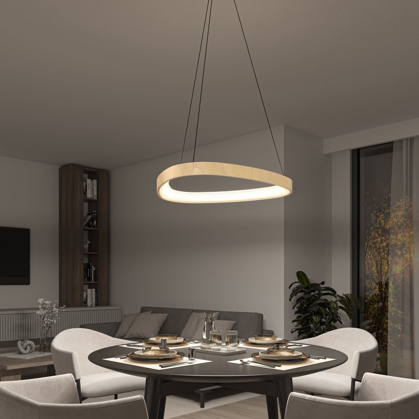 Turku Round LED Dining Pendant