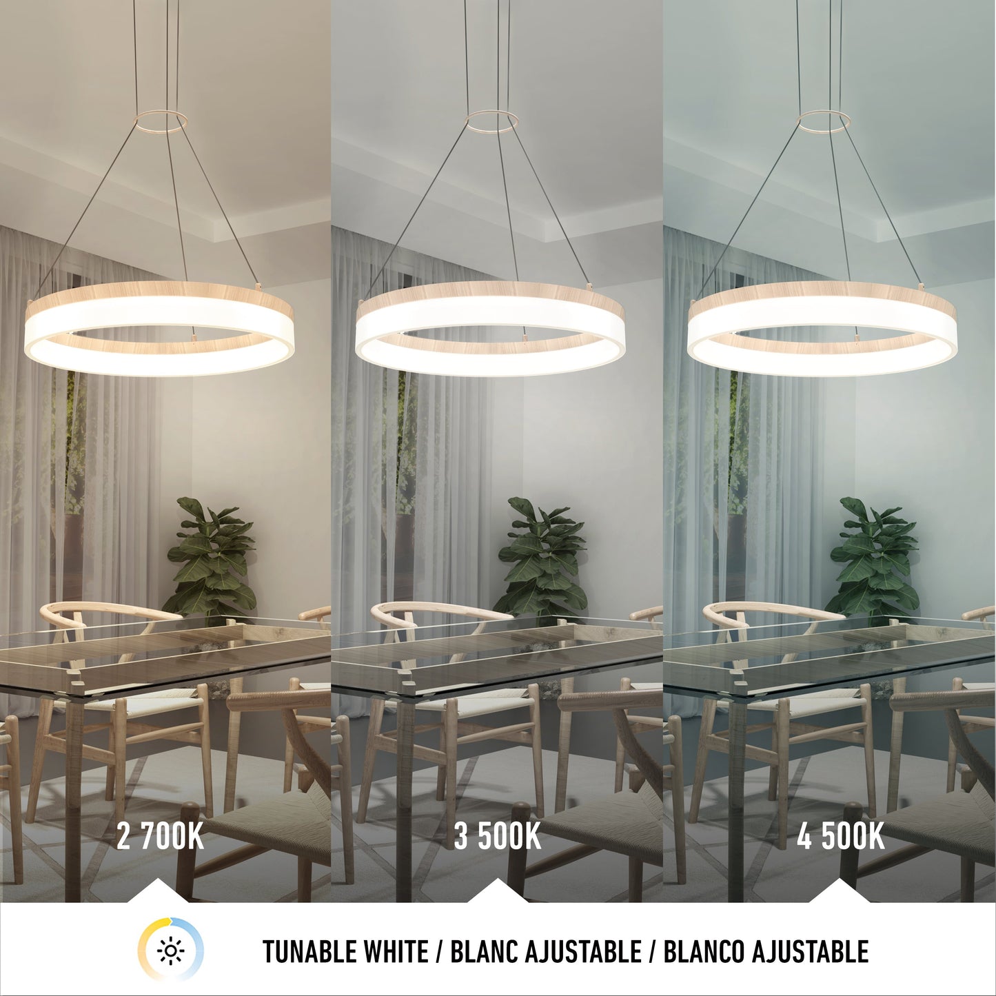 Delft Round LED Pendant Light