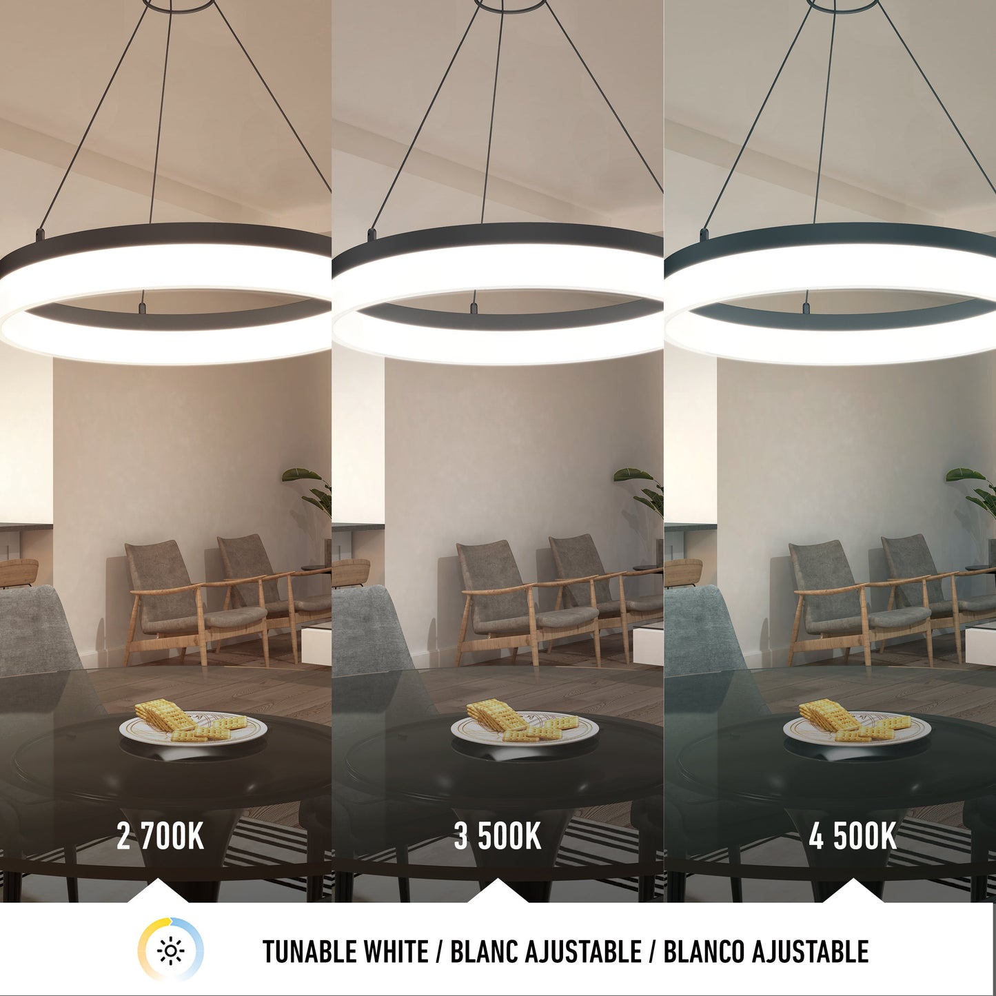 Delft Round LED Pendant Light