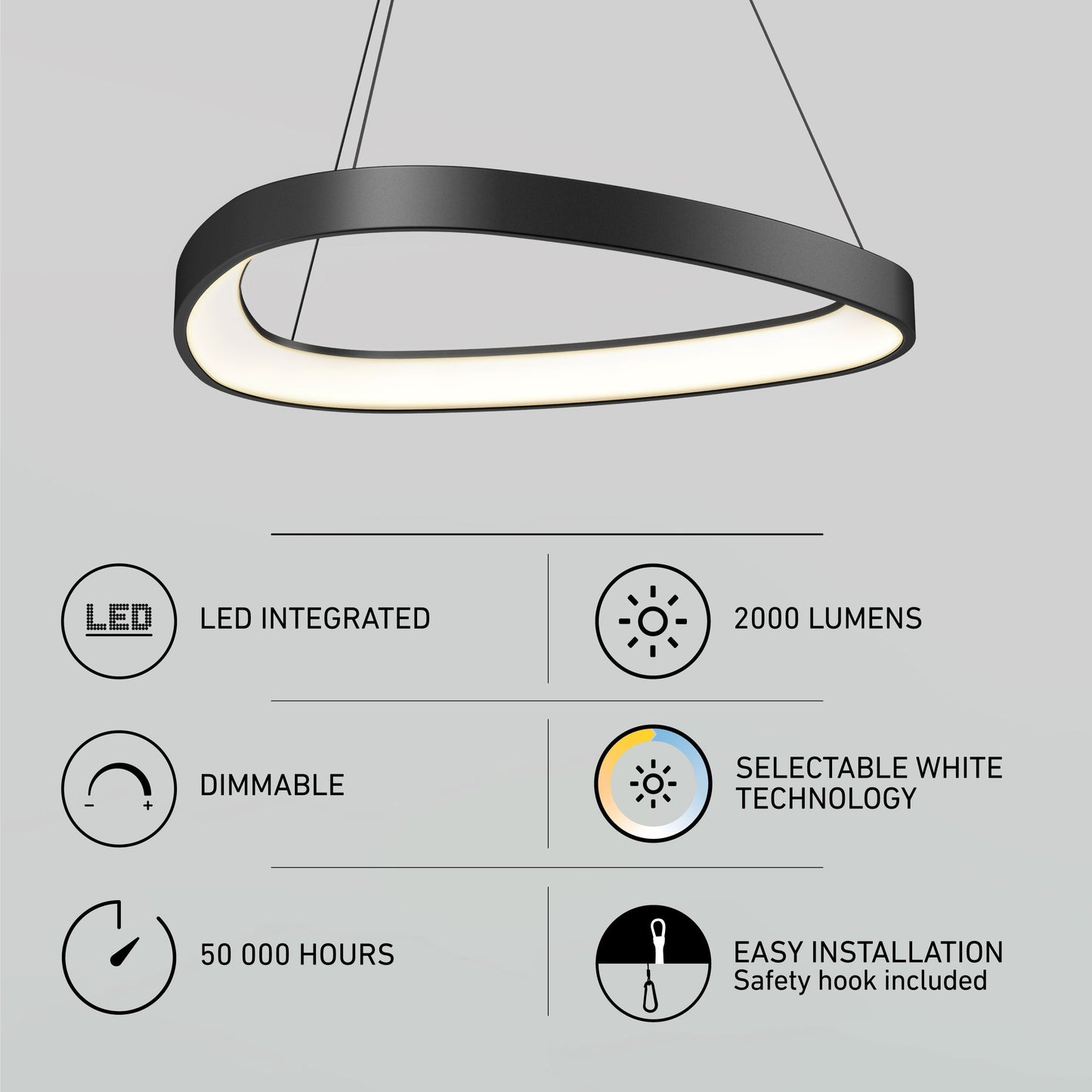Turku Round LED Dining Pendant