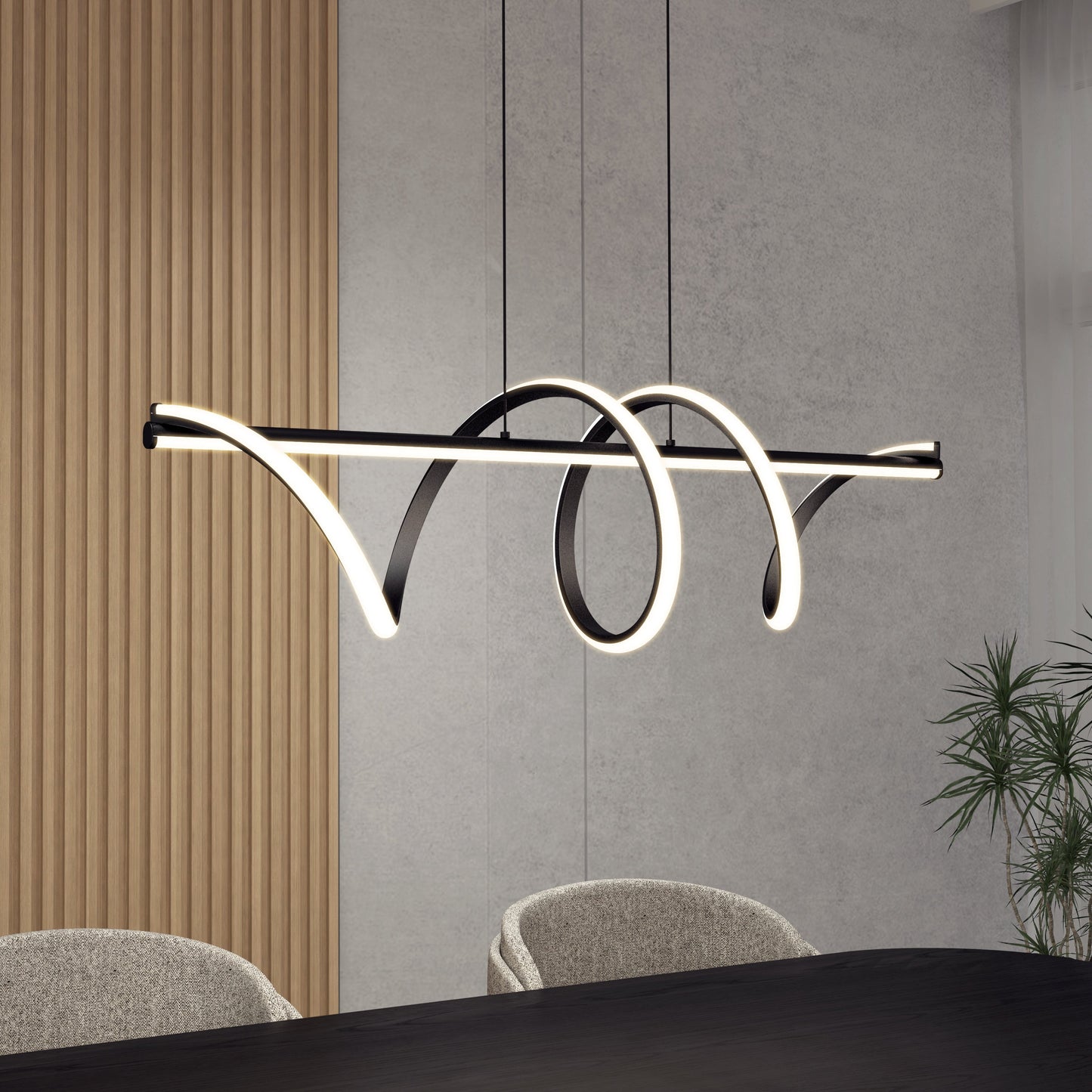Narvik Linear LED Island Pendant