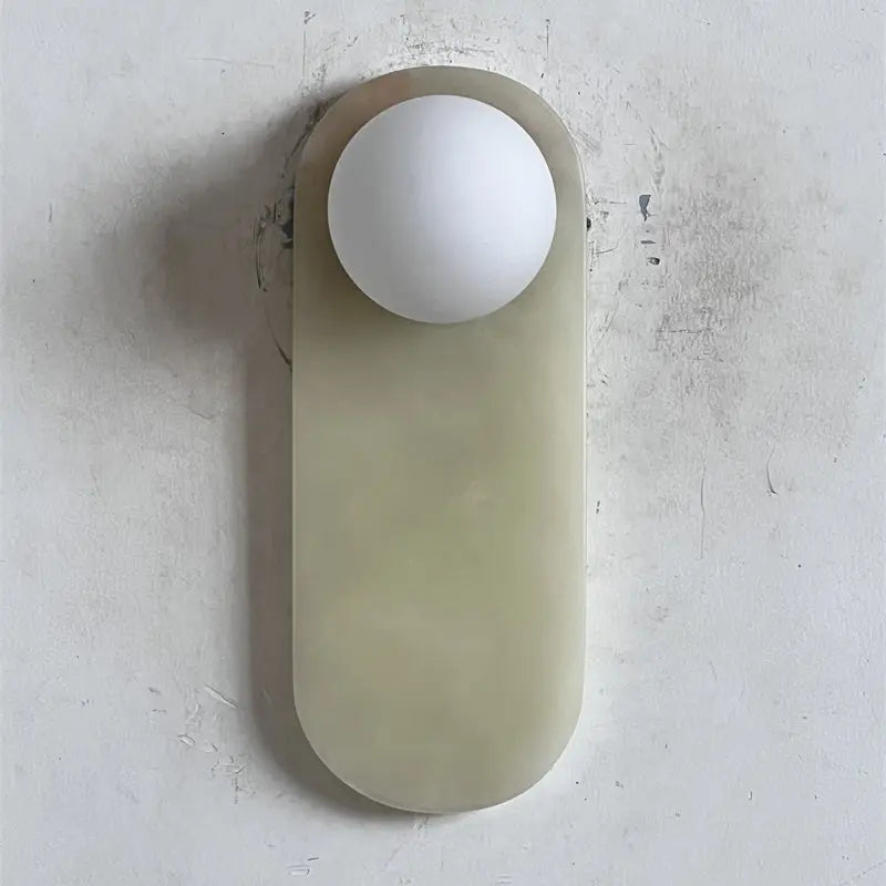 Lucie Onyx Wall Lamp ∅ 3.9″ x H 10.6″ Erbstuk