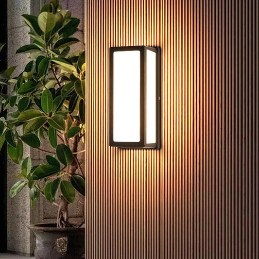 Matte Textured Outdoor Wall Sconce