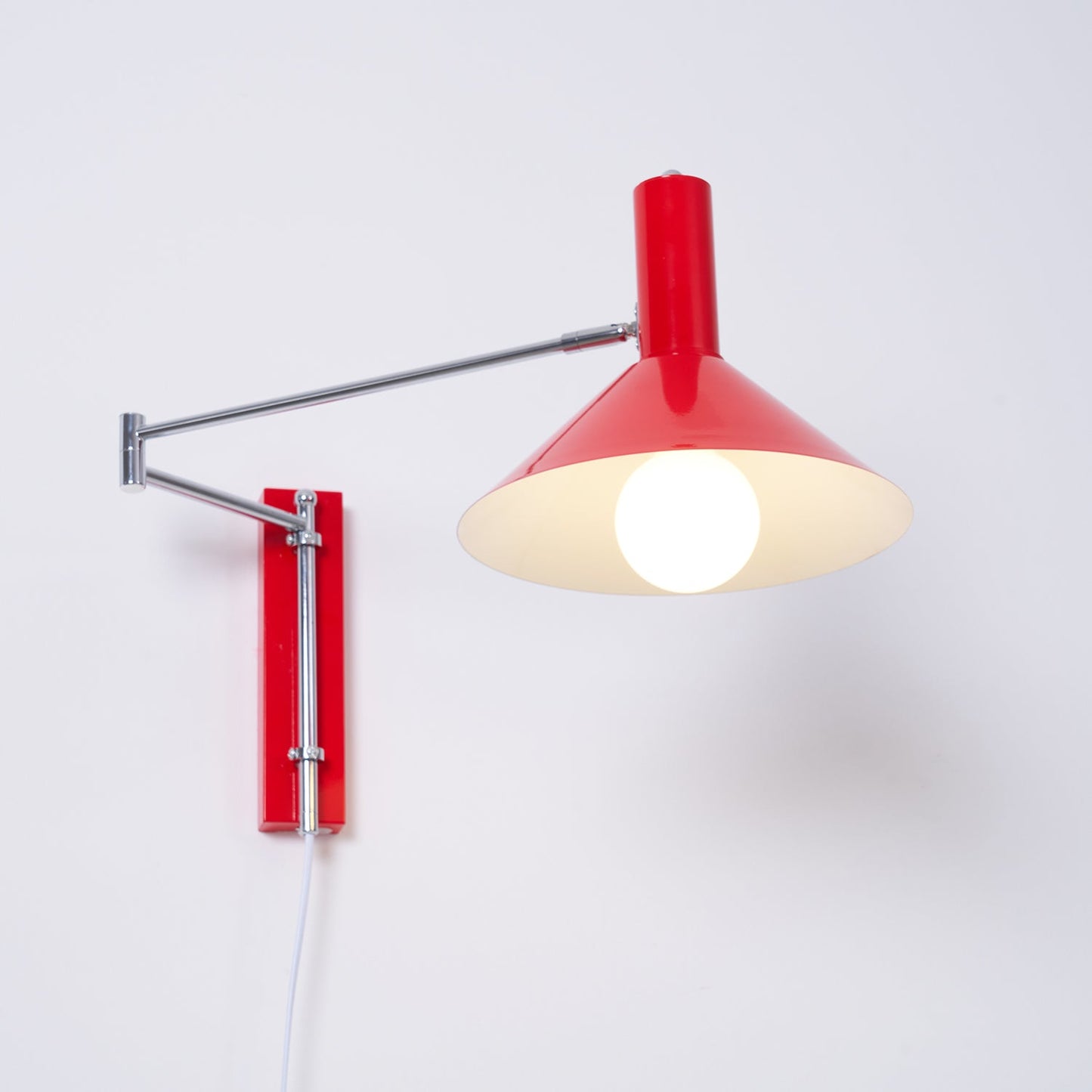 Articulated Arm Plug In Wall Sconce
