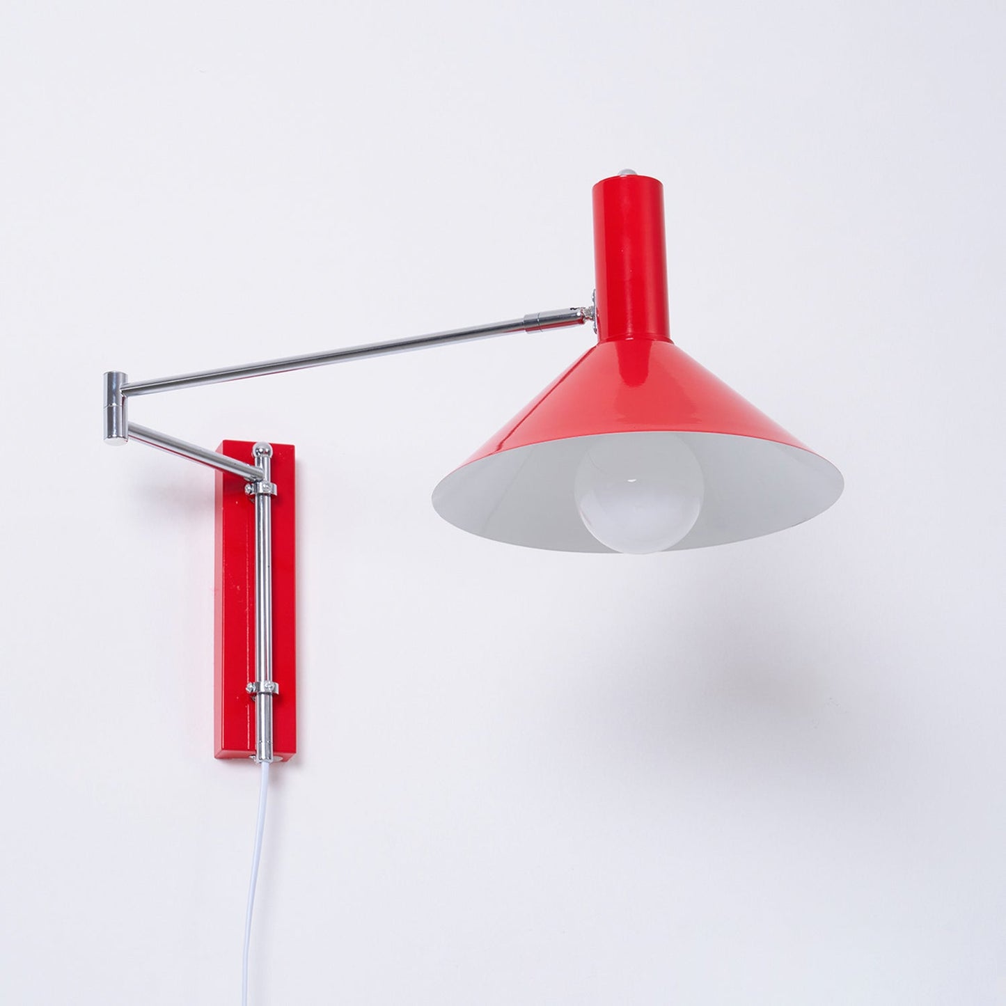 Articulated Arm Plug In Wall Sconce