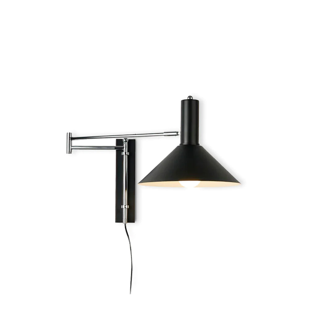 Articulated Arm Plug In Wall Sconce