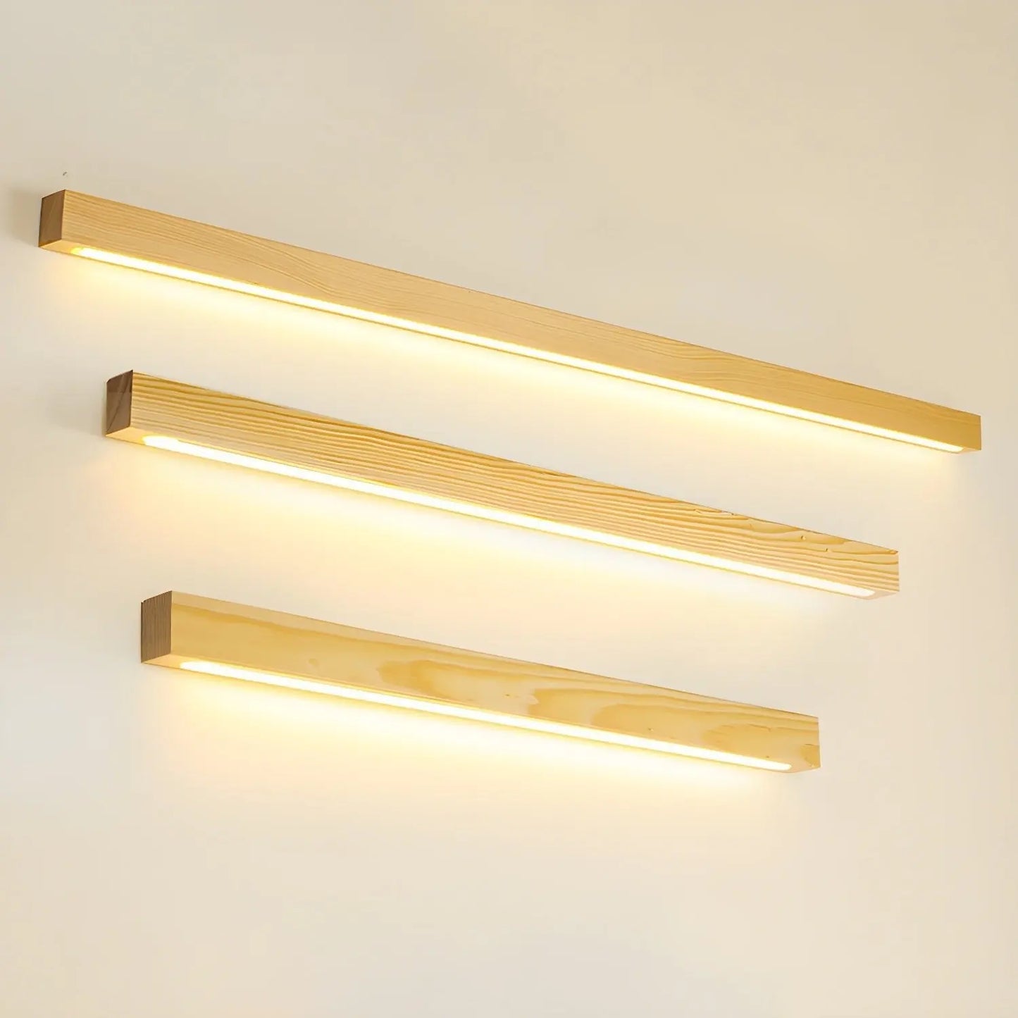 d. Arlo Linear Wood Wall Light Erbstuk