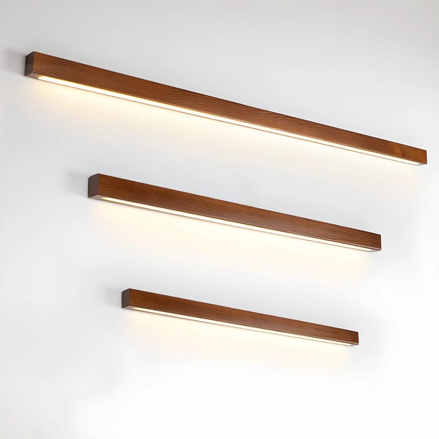 d. Arlo Linear Wood Wall Light Erbstuk