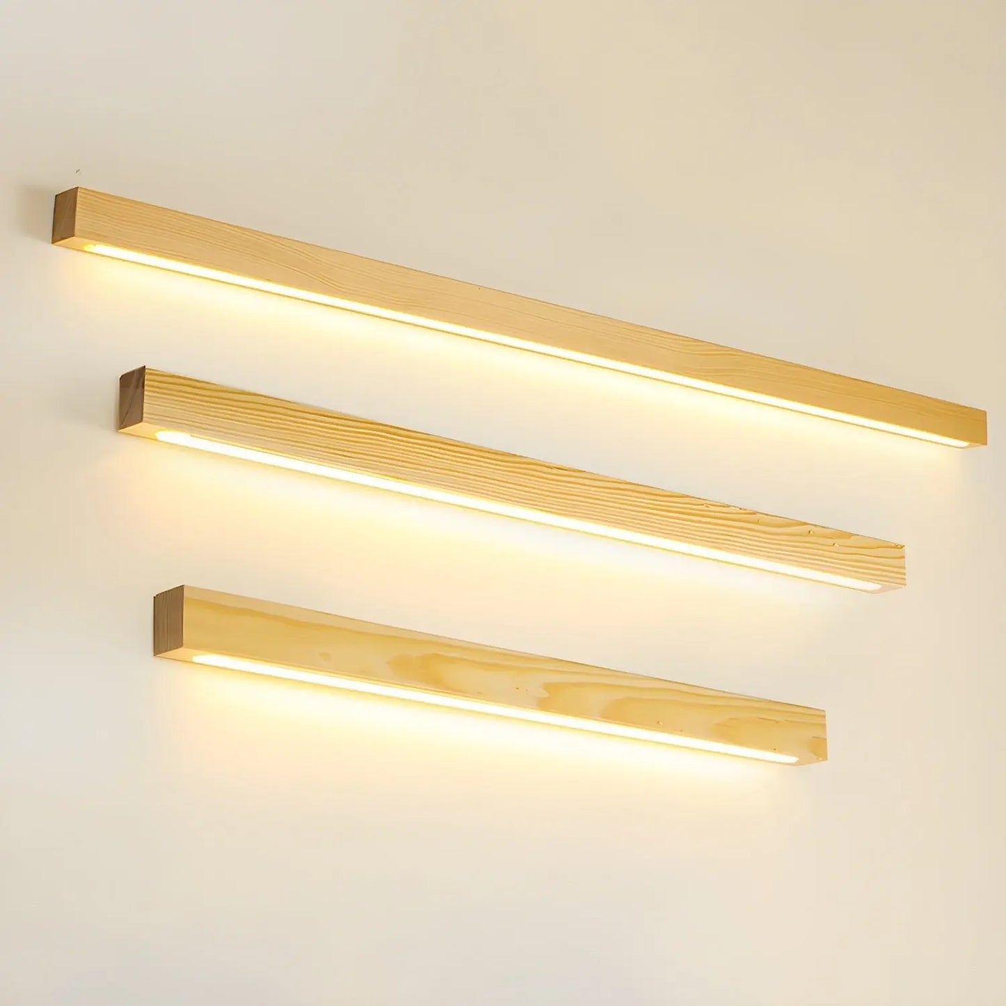 d. Arlo Linear Wood Wall Light Erbstuk