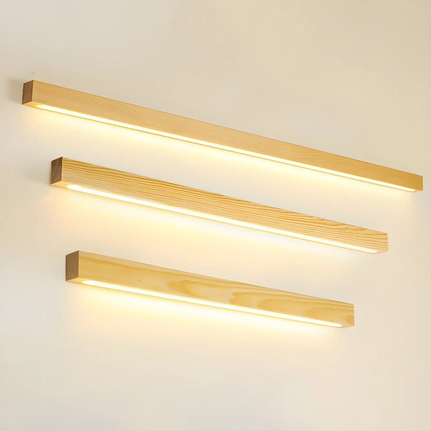 d. Arlo Linear Wood Wall Light Erbstuk