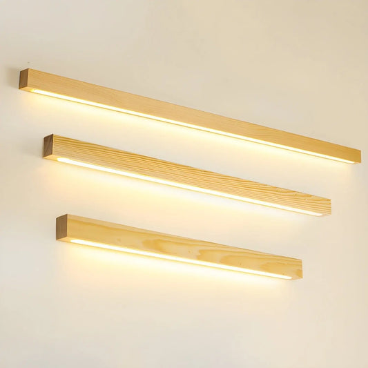 d. Arlo Linear Wood Wall Light Erbstuk