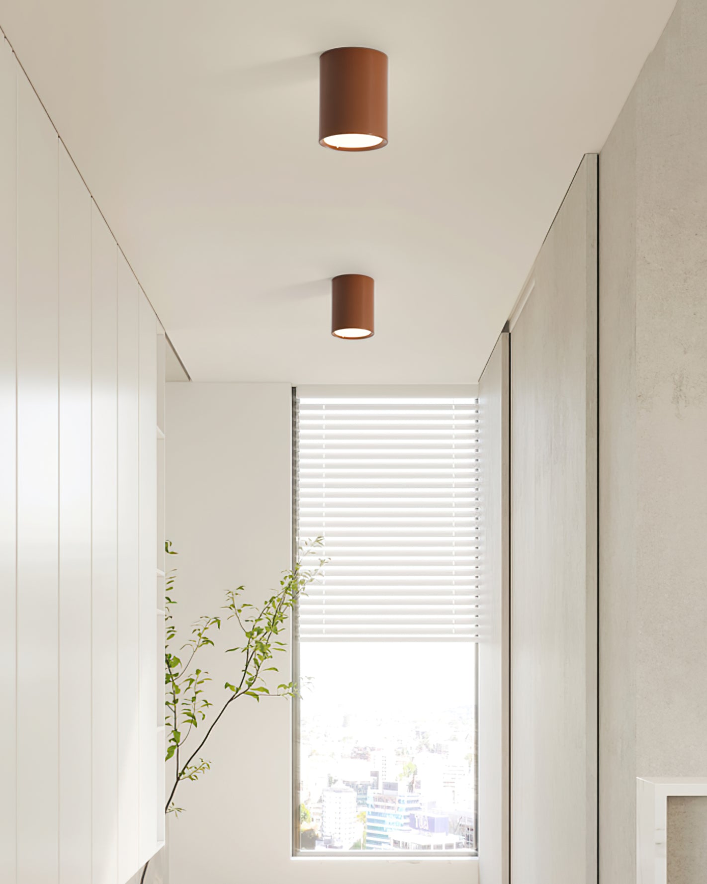 Mini Cylinder LED Flush Mount Ceiling Light
