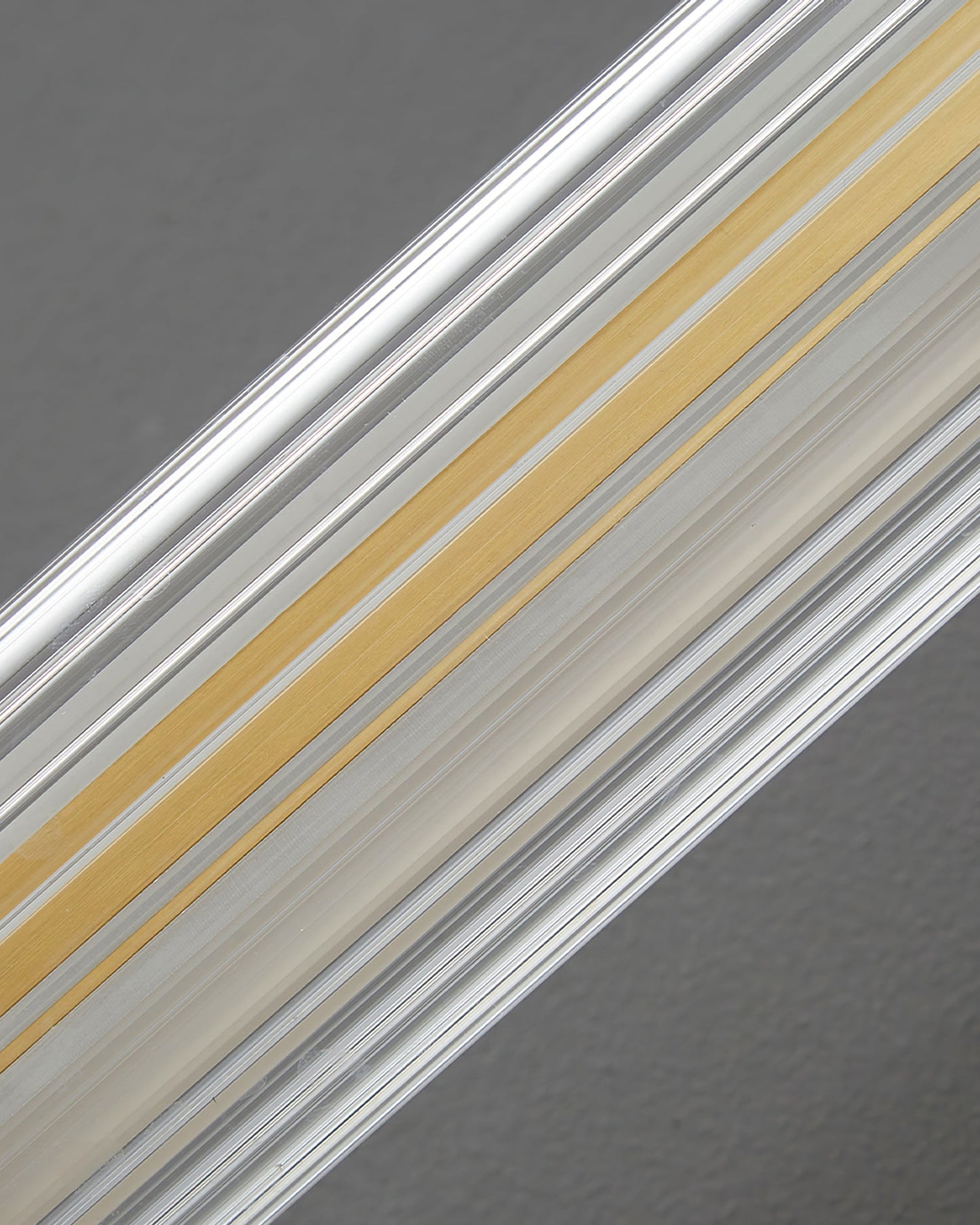 Fluted Glass Column Wall Sconce