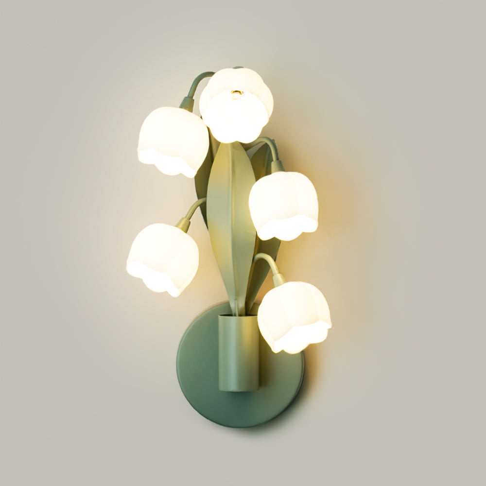 Lily Bloom Five Light Wall Sconce