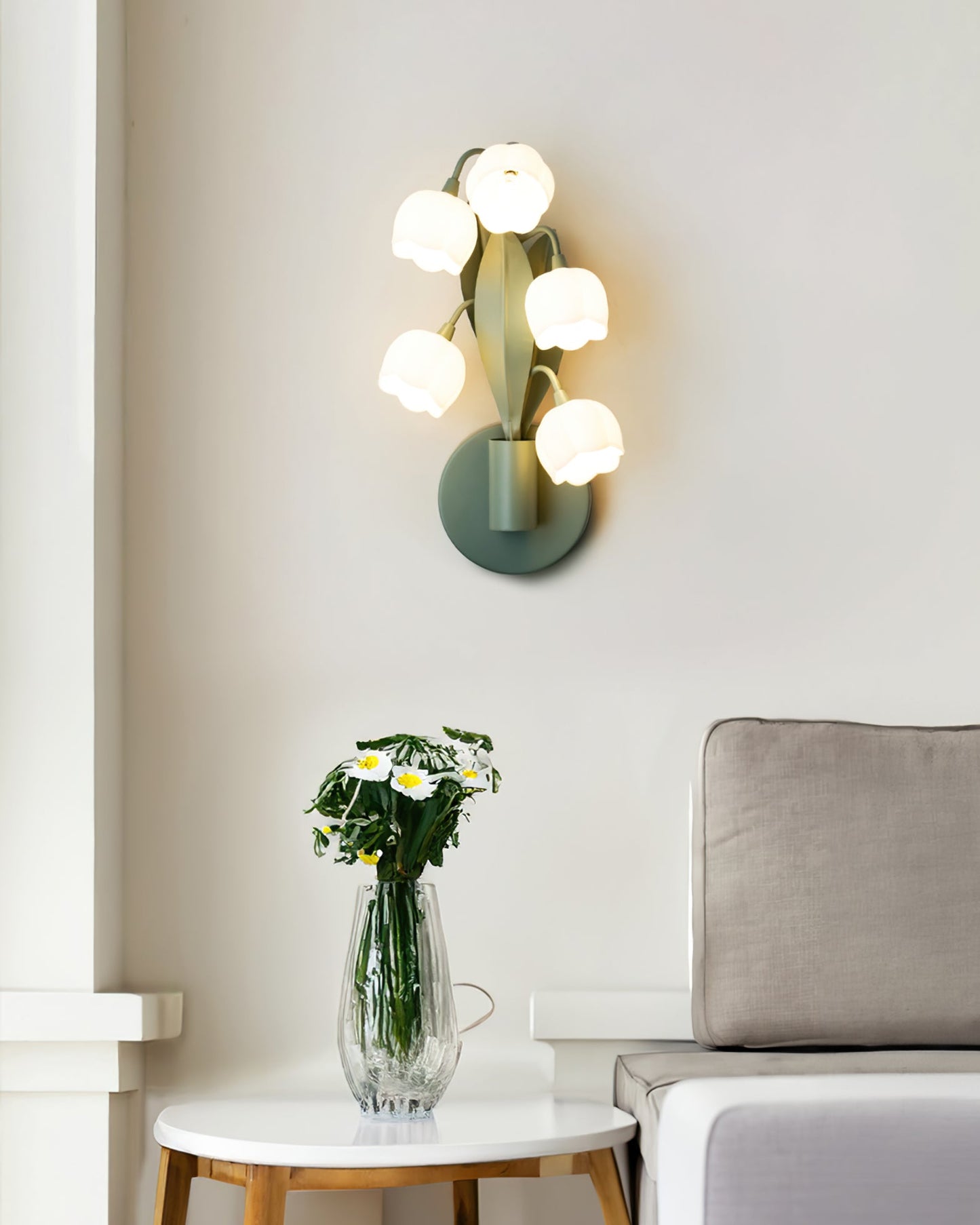 Lily Bloom Five Light Wall Sconce