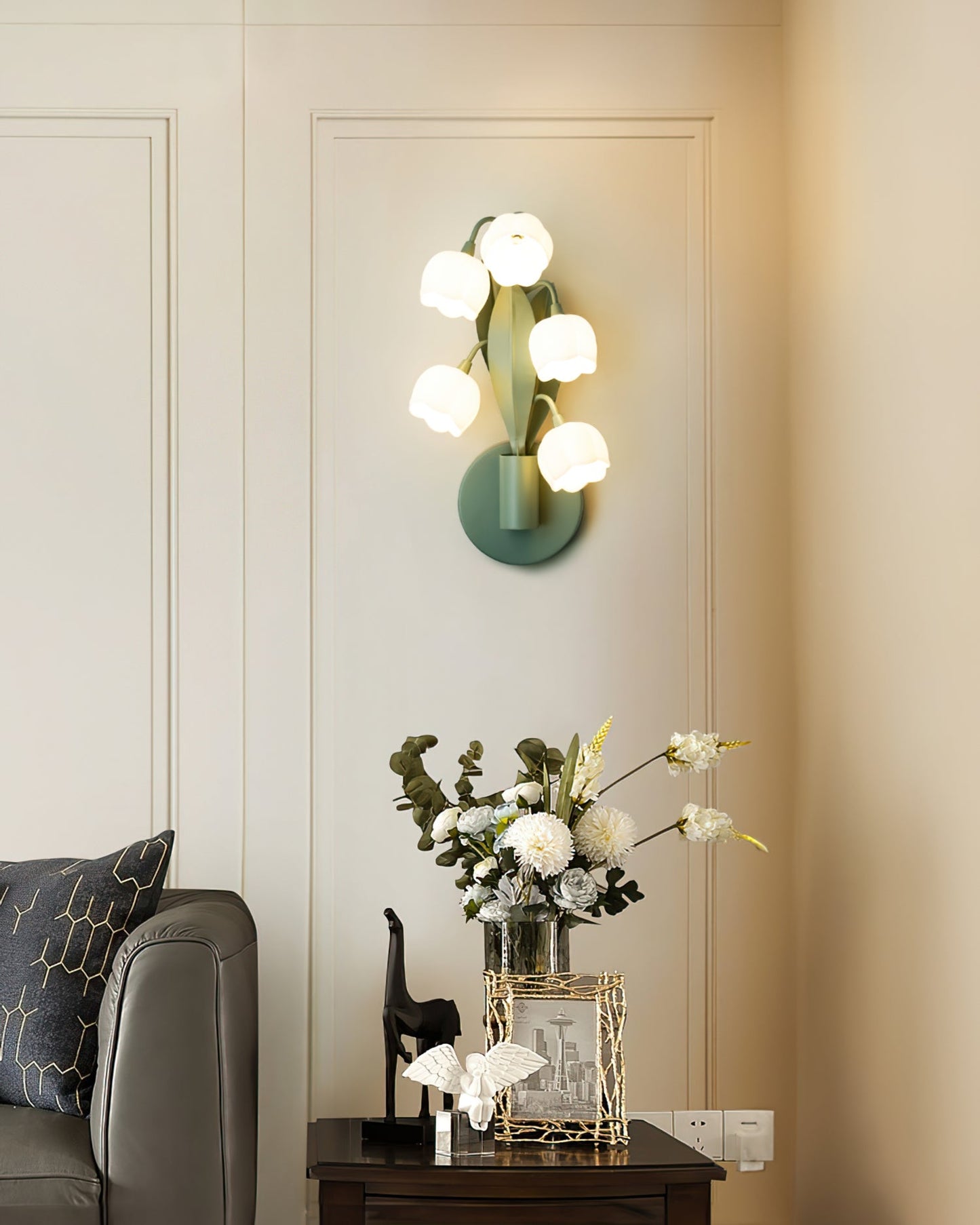 Lily Bloom Five Light Wall Sconce
